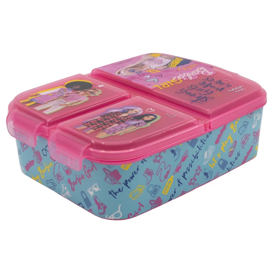 STOR Barbie Multi Compartment Sandwich Box